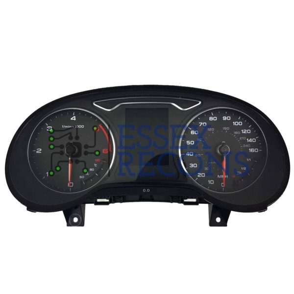 AUDI A3 2.0 DASHBOARD INSTRUMENT CLUSTER - PART NO: 8V0920970B,A2C53440924