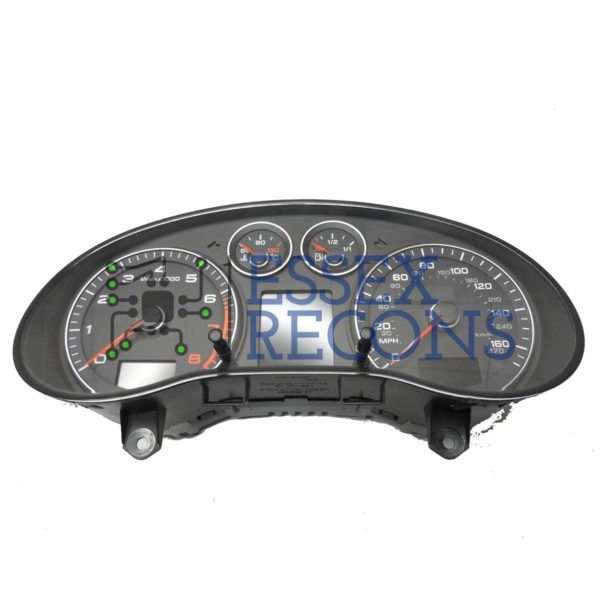 AUDI RS3 2.5 DASHBOARD INSTRUMENT CLUSTER - PART NO: 8P0920982E / 8P09209981B