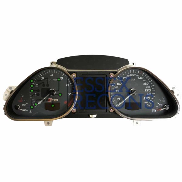 AUDI RS6 5.0 RS6 DASHBOARD INSTRUMENT CLUSTER - PART NO: 4F0920983D / 503001727201